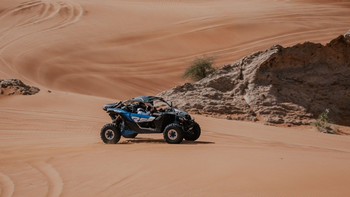 High-Performance Can-Am Maverick Desert Buggy Self-Drive Tour with VIP Camp Access