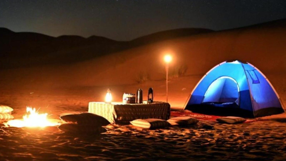 Overnight Royal Bedouin Glamping under Arabian Stars with Private Camp & Gourmet Breakfast